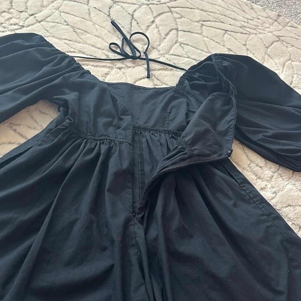 Abercrombie & Fitch Black Puff Sleeve Romper - Picture 10 of 12